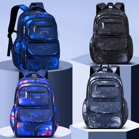 New Schoolbag For Primary School Students Male Side Refrigerator Open Large Capacity Children's Bags Grade