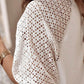 Women's Solid Color Casual Style Lace Stitching Loose Short Sleeve