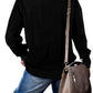 Round Neck Long-Sleeved Solid Color Sweater