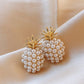 Pineapple Starfish Pearl Earrings