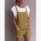 Youthful Cotton Overall Shorts 4 Colors