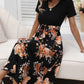 Women's Graceful And Fashionable U-neck Dress Printed Dress