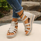 Summer Women's Wedge Rhinestone Platform Sandals