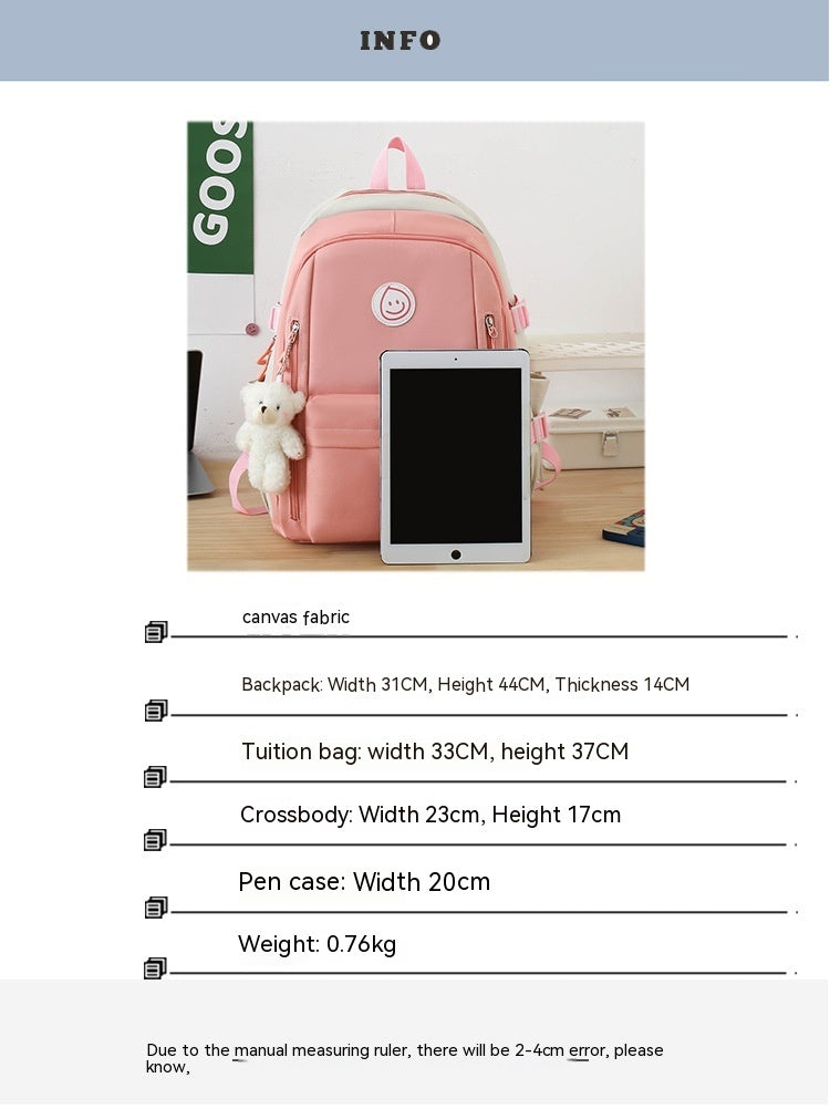 Leisure Student Backpack Five Piece Set