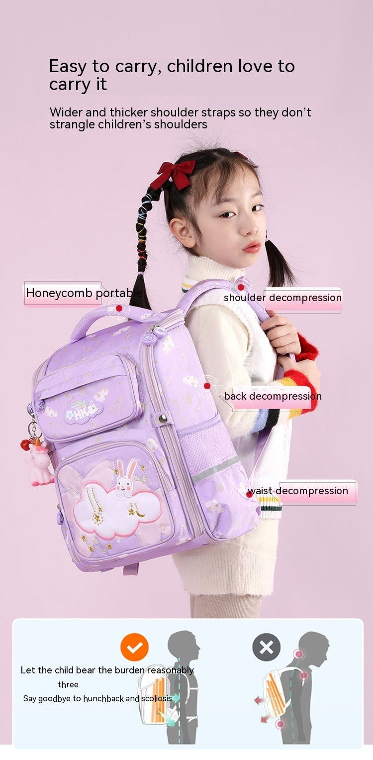 Lightweight Western Style Three-dimensional Schoolbag For Primary School Students