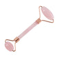 Rose Quartz Roller Slimming Face Massager Lifting Tool Natural Jade