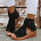 Women's Summer Fashion High-top Wedge Sandals