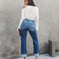 Women's Fashion Individual Casual Loose Jeans