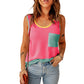 Women's Round Neck Sleeveless Pullover European And American Leisure Style Loose