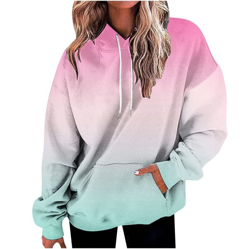 Women's Hooded Sweater Digital Printing