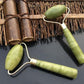 Rose Quartz Roller Slimming Face Massager Lifting Tool Natural Jade