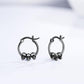 Halloween Retro Skull Ear Clips Earrings