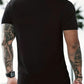 Men's English Letter Short Sleeve