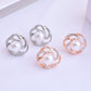 Rose Type Pearl Elegant Ear Studs Temperament Trend