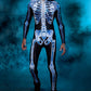 Halloween Long Sleeve Tights See-through Skeleton 3D Printed One-piece