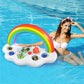 Gay Pride Rainbow Inflatable Pool Float Cooler