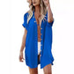 Women's Shirt Loose Beach Cardigan Sunscreen Bikini Blouse