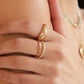 Xingyue Men's And Women's Ring 18K Gold Accessories Micro-inlaid