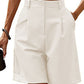 Women's Summer Thin High Waist Loose Straight Casual Cropped Pants