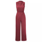 Women's Solid Color Hollow-out Jumpsuit