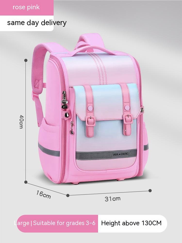 High Quality Student Spine Protection Large Capacity Children's Backpack For Grades One To Three To Six