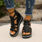 Summer Women's Wedge Rhinestone Platform Sandals