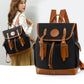 Leisure Travel Backpack Korean Style Advanced Contrast Color