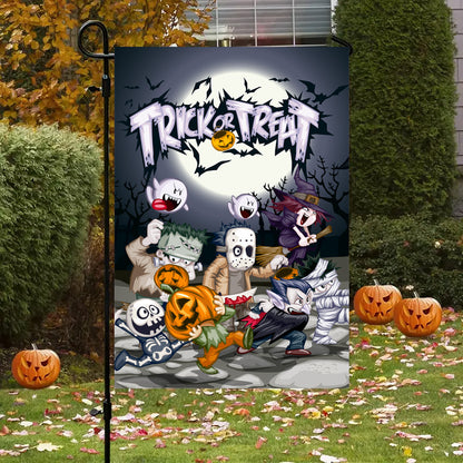 Halloween Garden Banner Day Of The Dead Flag Creative Ghost