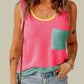 Women's Round Neck Sleeveless Pullover European And American Leisure Style Loose