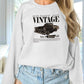 Women's Fashionable Solid Color Printed Long Sleeved Sweatshirt